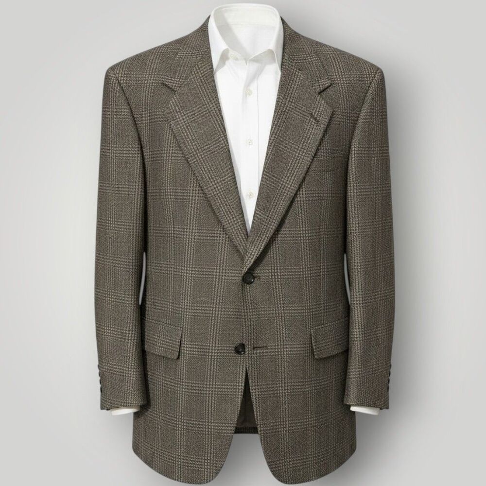 HART SHAFFNER MARX Vintage Mens Blazer Sport Coat 2 Button Suit Jacket Wool 42R